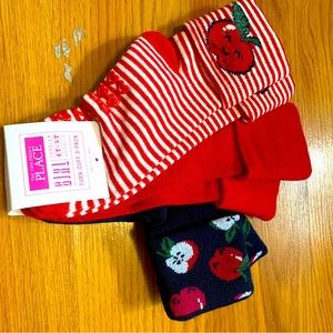 Children's Place fall, back to school socks set of 3
